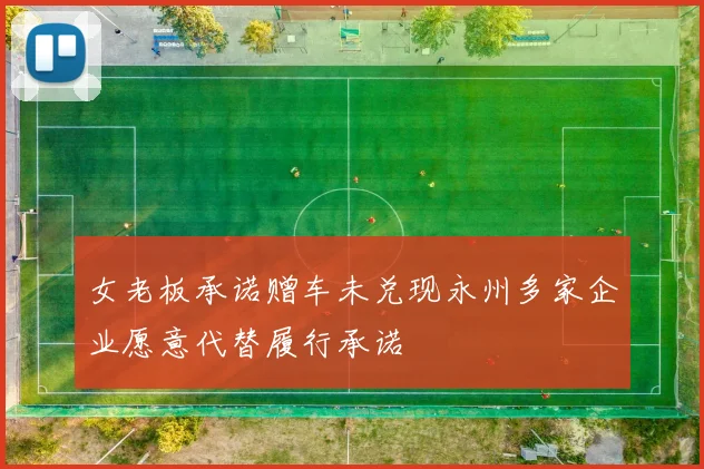 女老板承诺赠车未兑现永州多家企业愿意代替履行承诺